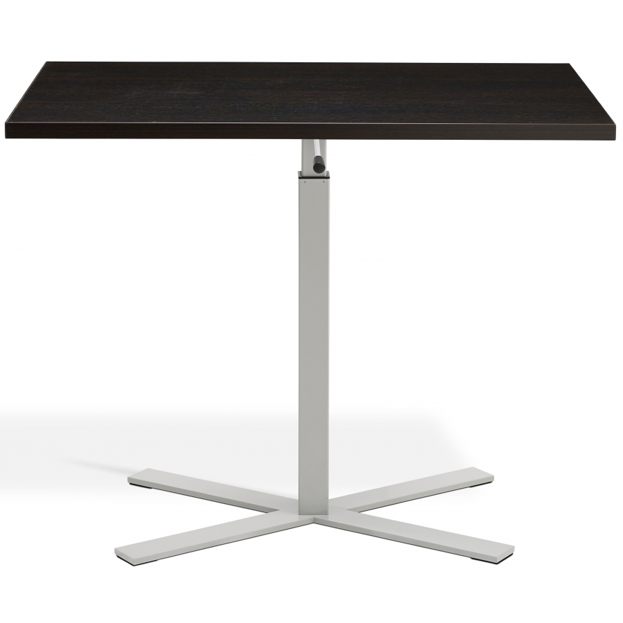 Boost Gas Lift Single Leg Table for Rectangular Tops